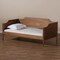 Baxton Studio Alya Walnut Wood Twin Size Daybed 168-10832 - alternate 8